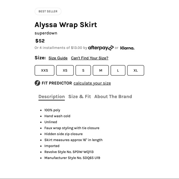 Revolve x Superdown Snakeskin Wrap Skirt - Picture 5 of 8